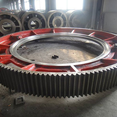 Alloyed high manganese steel gear wheel/Girth Gear