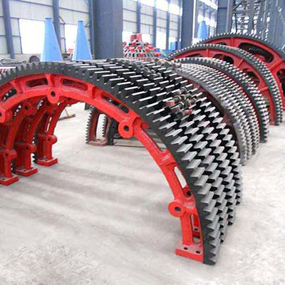 Alloyed high manganese steel gear wheel/Girth Gear